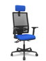 PIQUERAS Y CRESPO Silla Bormate Asincro con Asiento Azul y Respaldo Negro