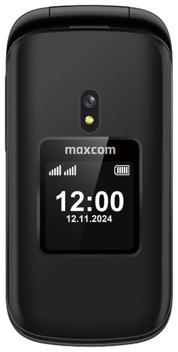 Maxcom MM 834L 4G Teléfono Móvil con Carcasa Concha Pantalla 2.4" Cámara 0.3 MP Batería 1000 mAh Negro