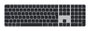 Apple Magic Keyboard con Touch ID, Teclado Numérico y USB-C, Inglés Internacional, Negro
