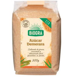 Biogra Azúcar Demerara Integral de Comercio Justo Ecológica - 500 g
