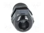 HELU Sello aislante HELUTOP HT-NPT NPT1/2 de poliamida negro