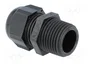 HELU Sello aislante HELUTOP HT-NPT NPT1/2 de poliamida negro