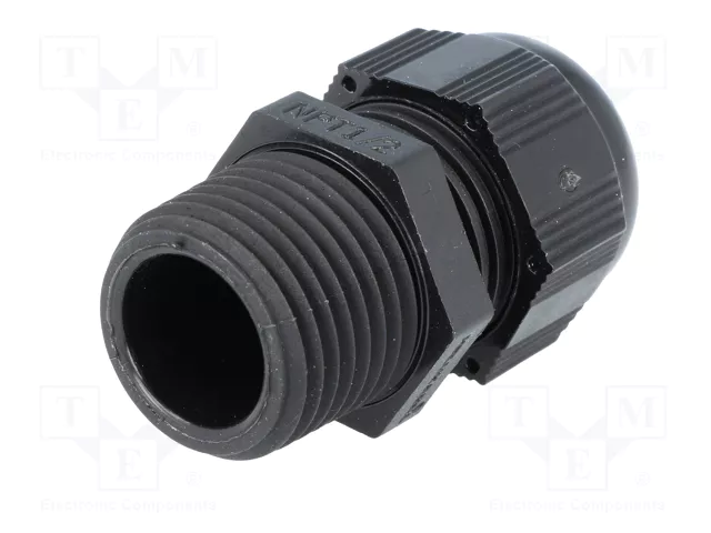 HELU Sello aislante HELUTOP HT-NPT NPT1/2 de poliamida negro