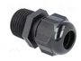 HELU Sello aislante HELUTOP HT-NPT NPT1/2 de poliamida negro