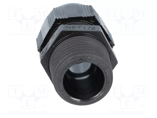 HELU Sello aislante HELUTOP HT-NPT NPT1/2 de poliamida negro