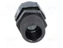 HELU Sello aislante HELUTOP HT-NPT NPT1/2 de poliamida negro