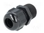 HELU Sello aislante HELUTOP HT-NPT NPT1/2 de poliamida negro