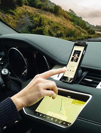 Mobilis 044004 Soporte pasivo universal para coche con montaje magnético y para rejilla de aire, para smartphones, negro