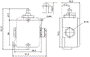 PROMET LK-10 Interruptor de fin de carrera con espiga NO + NC