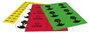 TICO Kit de Etiquetas Adhesivas Blancas y Fluorescentes Surtidas