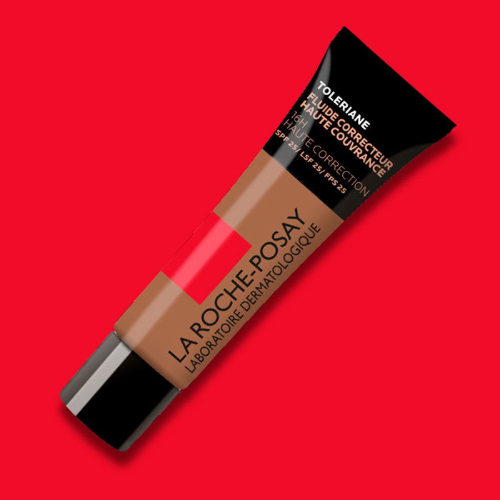 LA ROCHE POSAY TOLERIANE Base Maquillaje Fluida Correctora Alta Cobertura Acabado Mate SPF 25 #16 30 ml