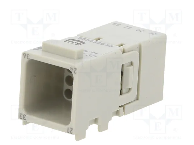 HARTING Módulo Macho Han-Modular® Domino Han D® de 16 Pines HARTING Módulo Macho Han-Modular® Domino Han D® de 16 Pines