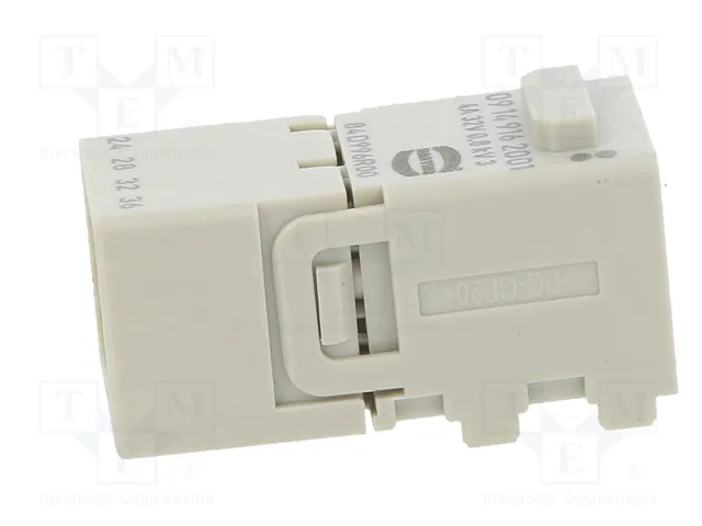 HARTING Módulo Macho Han-Modular® Domino Han D® de 16 Pines HARTING Módulo Macho Han-Modular® Domino Han D® de 16 Pines