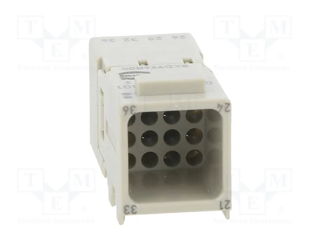 HARTING Módulo Macho Han-Modular® Domino Han D® de 16 Pines HARTING Módulo Macho Han-Modular® Domino Han D® de 16 Pines