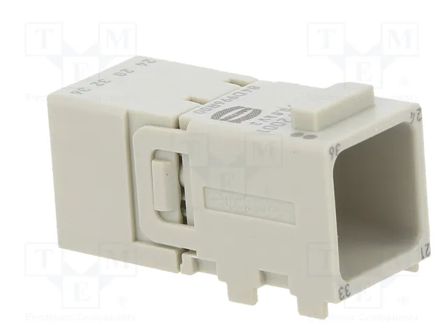 HARTING Módulo Macho Han-Modular® Domino Han D® de 16 Pines HARTING Módulo Macho Han-Modular® Domino Han D® de 16 Pines