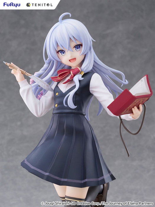 Wandering Witch: The Journey of Elaina Estatua PVC Tenitol Tall Elaina School Uniform Ver. 29 cm
