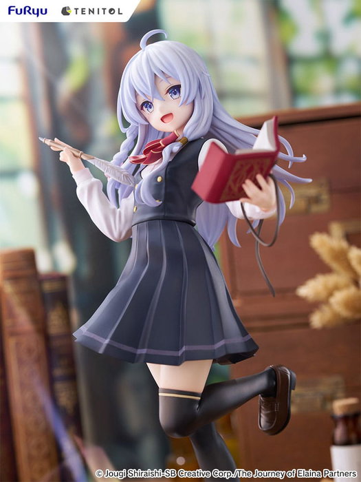 Wandering Witch: The Journey of Elaina Estatua PVC Tenitol Tall Elaina School Uniform Ver. 29 cm