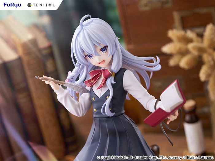 Wandering Witch: The Journey of Elaina Estatua PVC Tenitol Tall Elaina School Uniform Ver. 29 cm