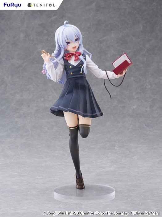 Wandering Witch: The Journey of Elaina Estatua PVC Tenitol Tall Elaina School Uniform Ver. 29 cm