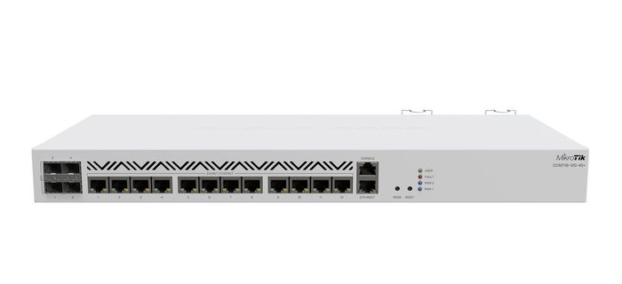 MikroTik CCR2116-12G-4S+ Router con 16 núcleos y 16 GB RAM