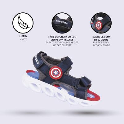Sandalias Infantiles The Avengers Azul 25