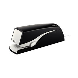 LEITZ Grapadora eléctrica 5533 negra y blanca