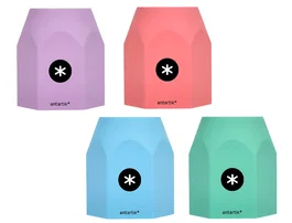 Antartik Cubilete Portalápices Hexagonal Silicona Colores Pastel