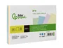 Liderpapel Tarjeta de estudio lisa de colores 170gr 125x200mm