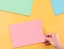 Liderpapel Tarjeta de estudio lisa de colores 170gr 125x200mm