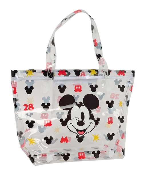 Safta Bolso Shopping Mickey Mouse "Beach" con Cremallera 54x35x17 cm