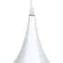 Lámpara Colgante Alondra SKD-P206-W Metal Diseño Moderno Elegante Color Blanco Negro Acabado Fino Estilo Industrial Acogedor Para Cocina Dormitorio Sala Vestíbulo Sobremesa