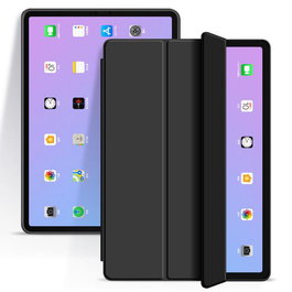 DENVER Funda Folio Magnética para iPad Pro 13 Pulgadas 2024/2025, Negro, con Trasera de TPU y Tapa con Soporte Plegable