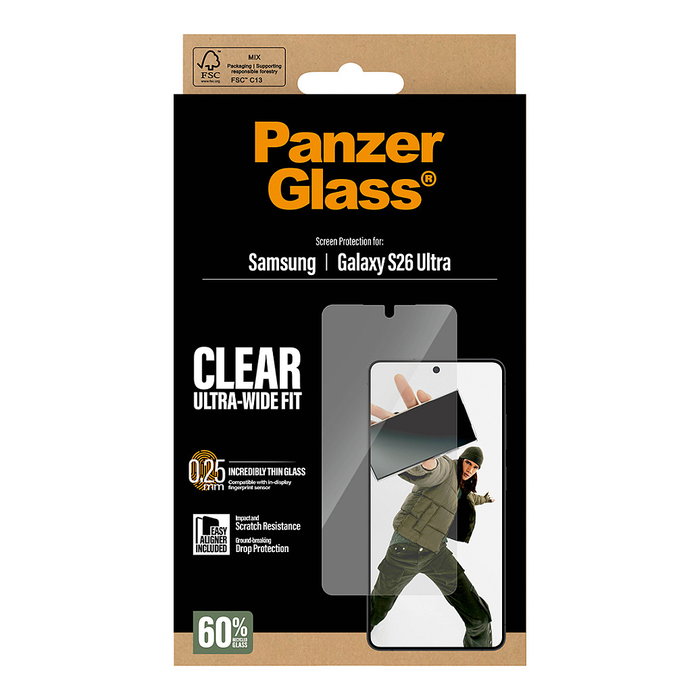 Panzerglass Protector de Pantalla para Samsung S26 Ultra