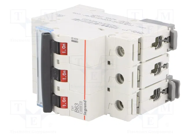 LEGRAND Interruptor magnetotérmico S300 TX 3 polos 63A Caract B