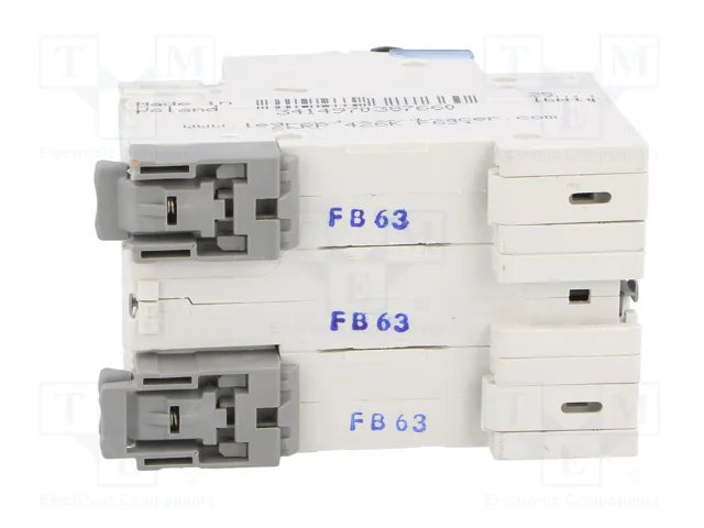 LEGRAND Interruptor magnetotérmico S300 TX 3 polos 63A Caract B
