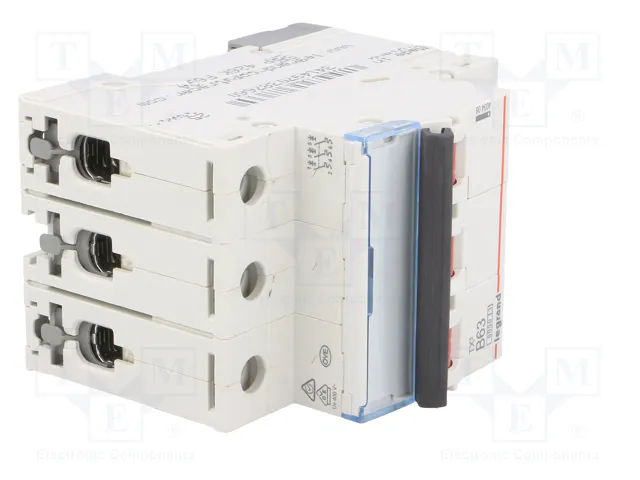 LEGRAND Interruptor magnetotérmico S300 TX 3 polos 63A Caract B
