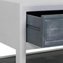 Mesa de Centro Alexandra House Living Blanco Gris 51 x 53 x 104 cm