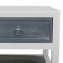 Mesa de Centro Alexandra House Living Blanco Gris 51 x 53 x 104 cm