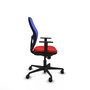 PIQUERAS Y CRESPO Silla de oficina Jorquera con mecanismo Sincro, Rojo y Azul