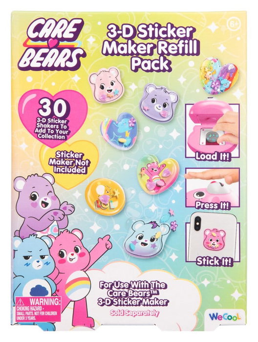 Paladone Products Care Bears Recambios para Máquina de Pegatinas 3D Paladone Products Care Bears Recambios para Máquina de Pegatinas 3D