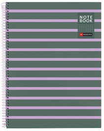 MIQUELRIUS COLECCIONES Cuaderno espiral Notebook1 A4 80h cuad 4x4 between the line ceniza