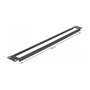 DeLOCK Panel de gabinete de red 19″ con abertura 1U negro