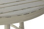 Mesa Comedor Terraza Y Jardin DKD Home Decor Blanco Rozado 70 x 75 x 70 cm