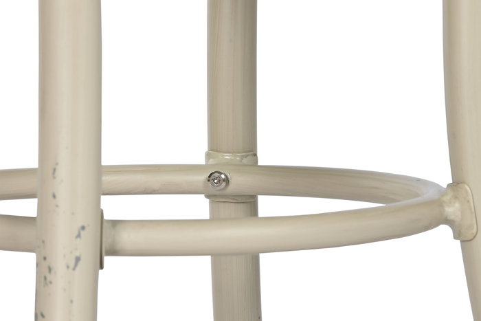 Mesa Comedor Terraza Y Jardin DKD Home Decor Blanco Rozado 70 x 75 x 70 cm