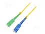 QOLTEC Cable de conexión de fibra óptica SC/APC a SC/UPC 0,5m