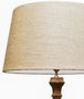 DKD Home Decor Lampara Pie Natural 1c24, Acabado Tallado, 60 x 180 x 60 cm
