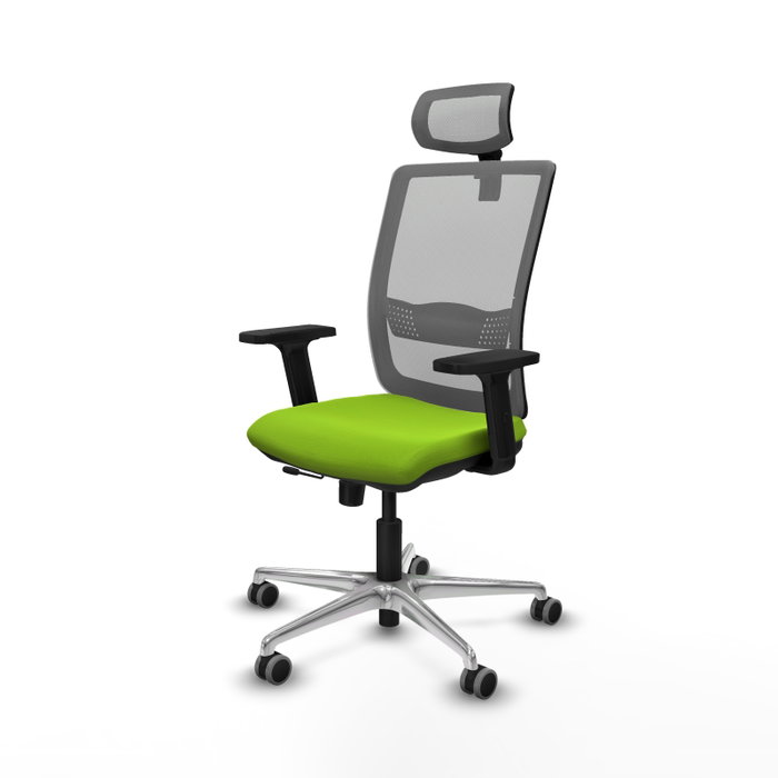 PIQUERAS Y CRESPO Silla de oficina Haches Pistacho y Gris PIQUERAS Y CRESPO Silla de oficina Haches Pistacho y Gris