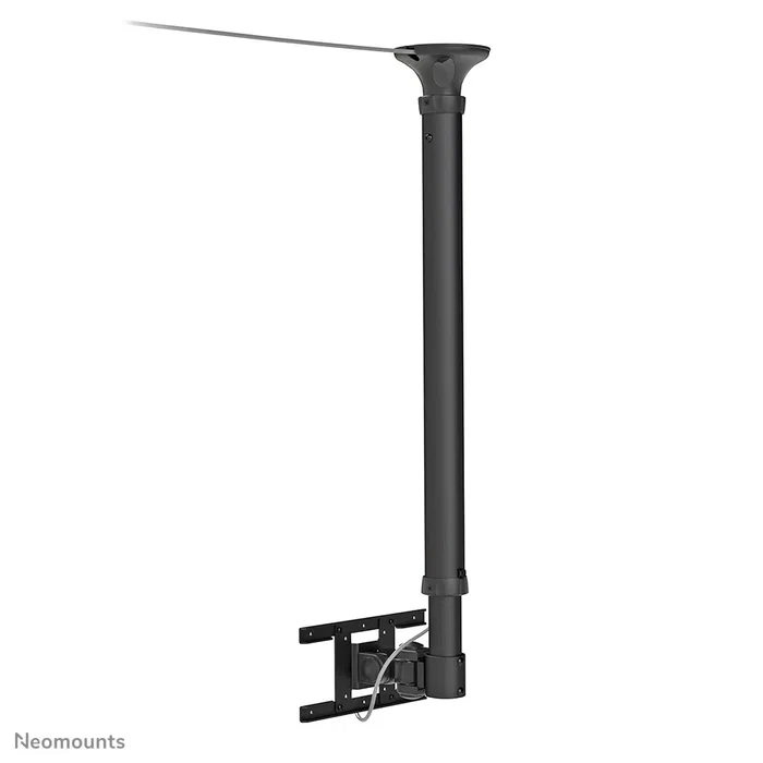 Neomounts Soporte de Techo FPMA-C100 para TV/Monitor LED/LCD 10"-30" (76cm), Giratorio, Ajuste de Inclinación y Altura, Negro, Acero, VESA 75x75/100x100/200x100