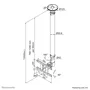 Neomounts Soporte de Techo FPMA-C100 para TV/Monitor LED/LCD 10"-30" (76cm), Giratorio, Ajuste de Inclinación y Altura, Negro, Acero, VESA 75x75/100x100/200x100