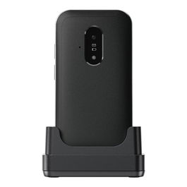 Doro Leva E22 LTE - Teléfono Móvil Básico con Concha, Pantalla 2.8", Cámara 0.3 MP, 4G, Batería 1150 mAh, Negro y Blanco